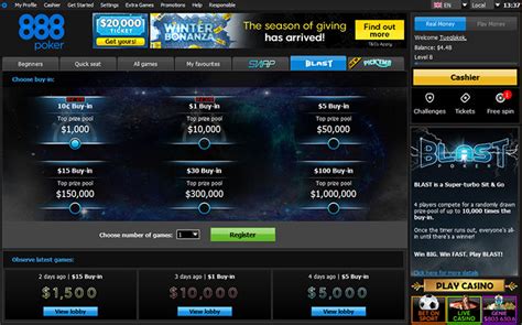 888 poker already registered.